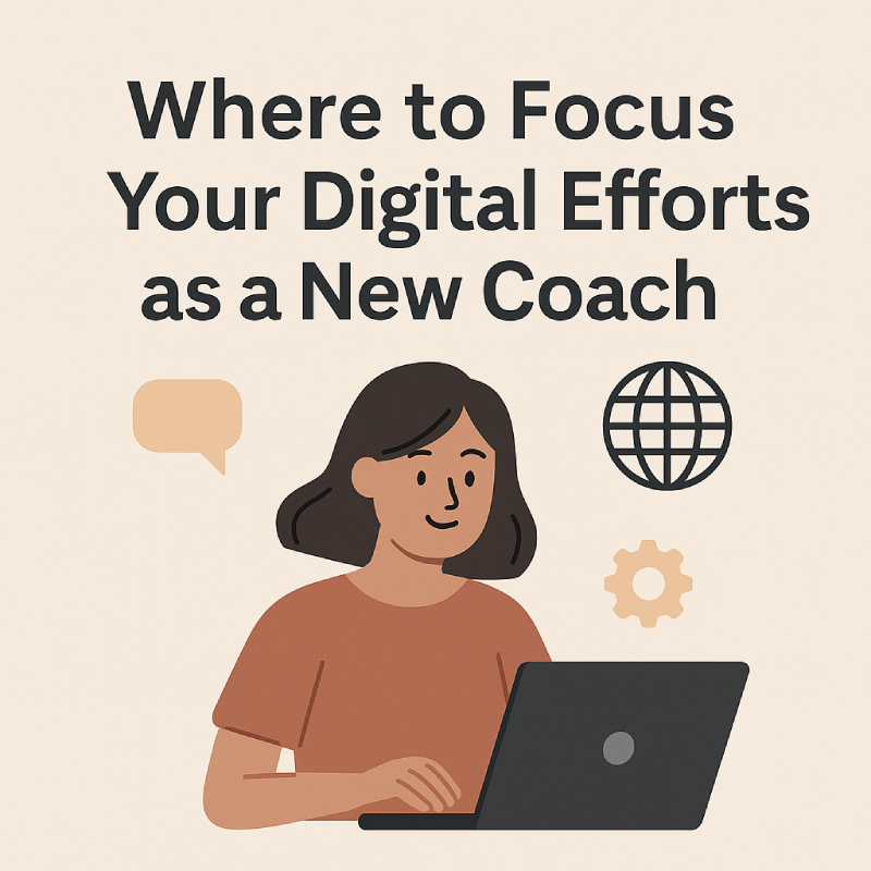 Where to Focus Your Digital Efforts as a New Coach
